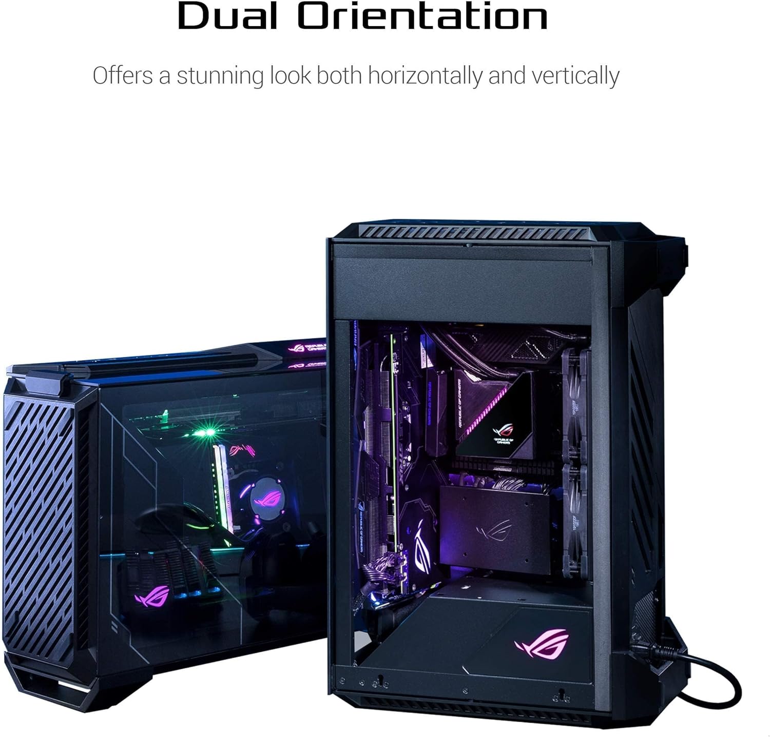 ASUS GR101 ROG Z11 Mini-ITX/DTX with Patented 11° Tilt Design ATX Gaming Case ASUS GR101 ROG Z11 Mini-ITX/DTX with Patented 11° Tilt Design ATX Gaming Case